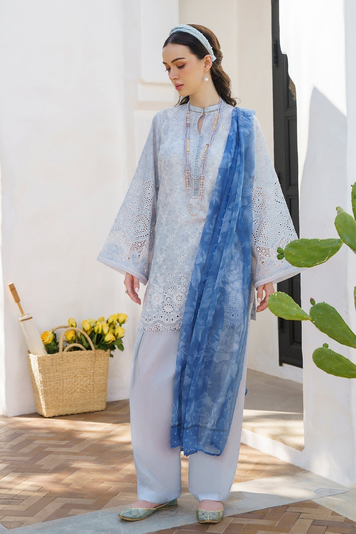 Baroque | Luxury Pret 24 | LAWN UF-582 -  Baroque Luxury - Original Designer Dress - House of Maryam