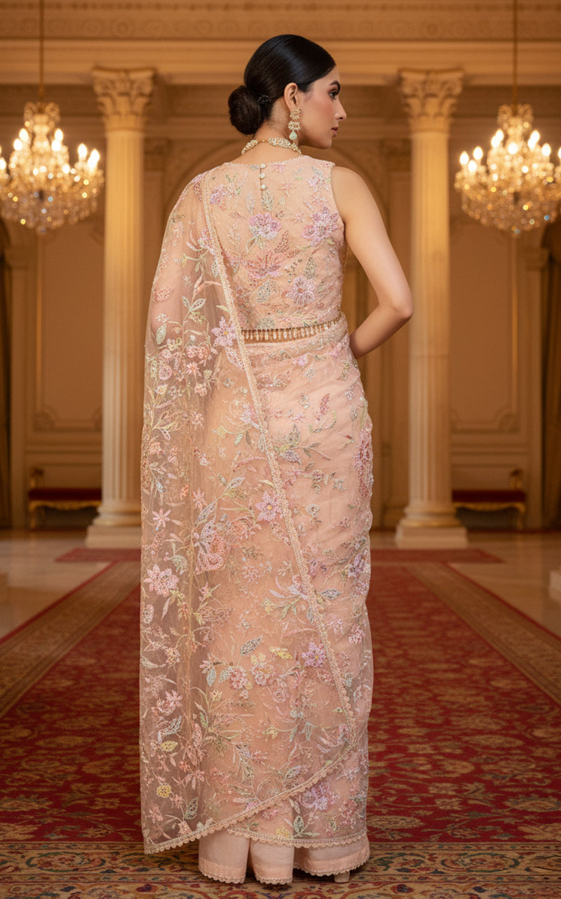 Threads and Motifs | Formal Dresses 25 | Embroidered Saree, image 2