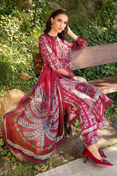 Maria B | M Prints 25 | MPT-2514-B -  Maria B Ladies Clothes - Original Designer Dress - House of Maryam