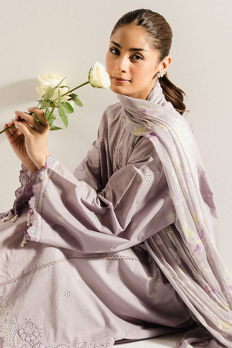 Cross Stitch | Exclusive Pret | Thistle Bloom-2PC (Shirt & Dupatta)-5