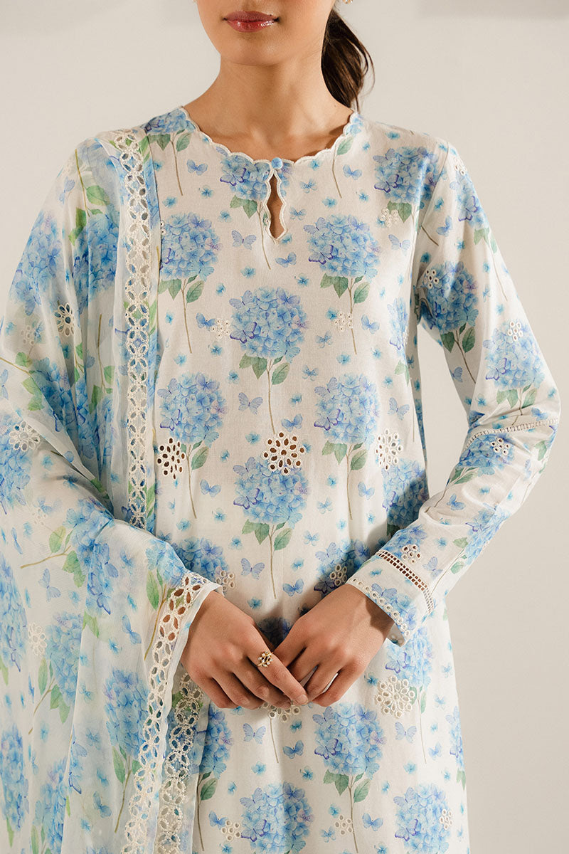 Cross Stitch | Exclusive Pret | Aquatic Maze-2PC (Shirt & Dupatta)