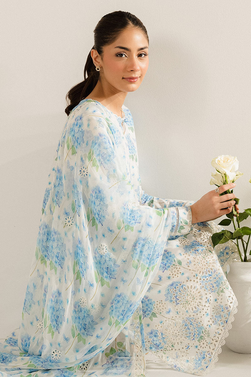Cross Stitch | Exclusive Pret | Aquatic Maze-2PC (Shirt & Dupatta), image 5