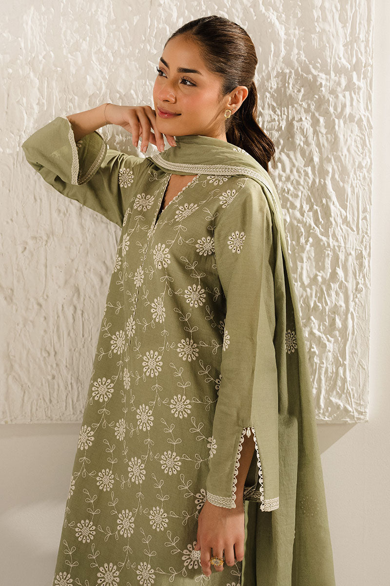 Cross Stitch | Exclusive Pret | Exquisite Lush-2PC (Shirt & Dupatta)-1