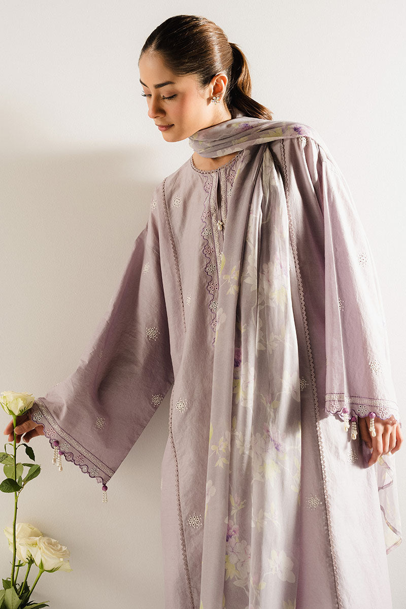 Cross Stitch | Exclusive Pret | Thistle Bloom-2PC (Shirt & Dupatta), image 3