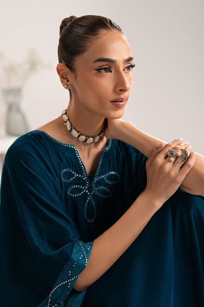 Cross Stitch | Exclusive Pret | Stardust Drape Embroidered Velvet Shirt