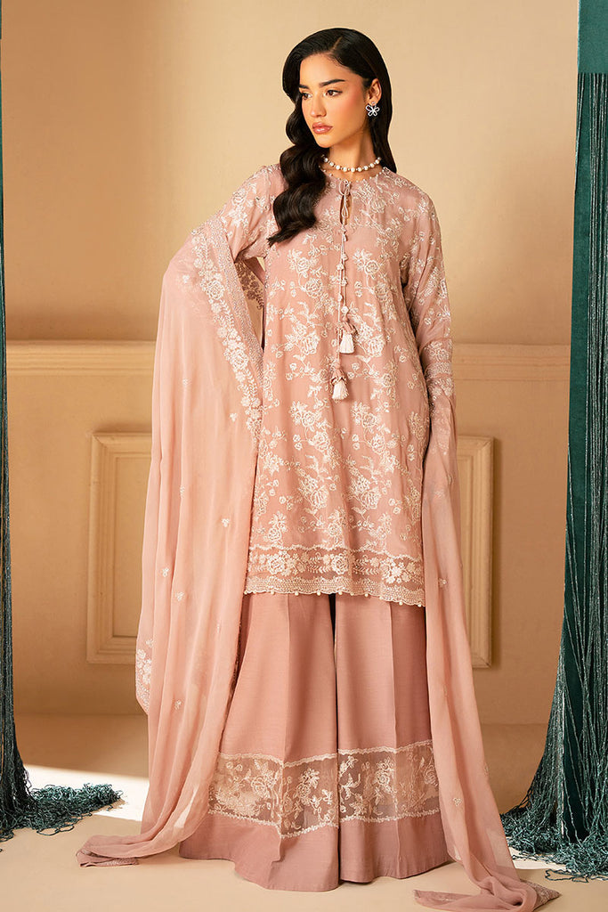 Cross Stitch | Luxe Atelier 25 | ROSY MIST -  Cross Stitch Ladies Clothes - Original Designer Dress - House of Maryam
