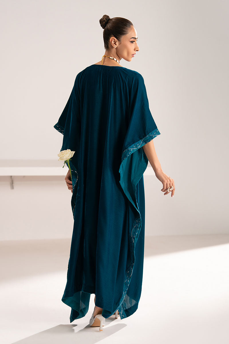 Cross Stitch | Exclusive Pret | Stardust Drape Embroidered Velvet Shirt-7
