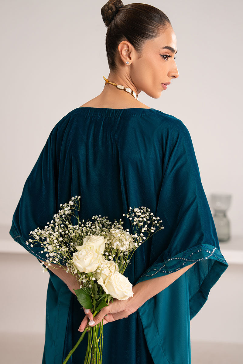 Cross Stitch | Exclusive Pret | Stardust Drape Embroidered Velvet Shirt-6