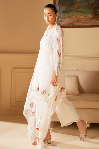 Cross Stitch | Luxe Atelier 25 | WHITE WHISPER -  Cross Stitch Ladies Clothes - Original Designer Dress - House of Maryam