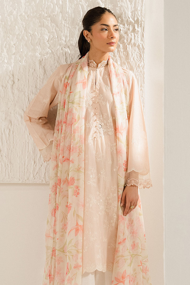 Cross Stitch | Exclusive Pret | Ditsy Glow-2PC (Shirt & Dupatta)-1