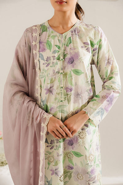 Cross Stitch | Exclusive Pret | Lavender Serenity-3PC (Shirt, Trouser & Dupatta)