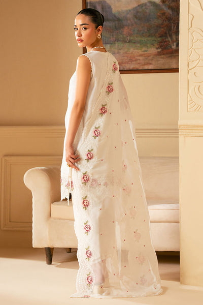 Cross Stitch | Luxe Atelier 25 | WHITE WHISPER -  Cross Stitch Ladies Clothes - Original Designer Dress - House of Maryam