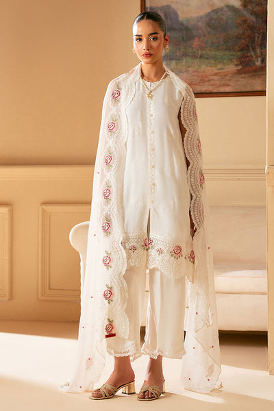 Cross Stitch | Luxe Atelier 25 | WHITE WHISPER -  Cross Stitch Ladies Clothes - Original Designer Dress - House of Maryam