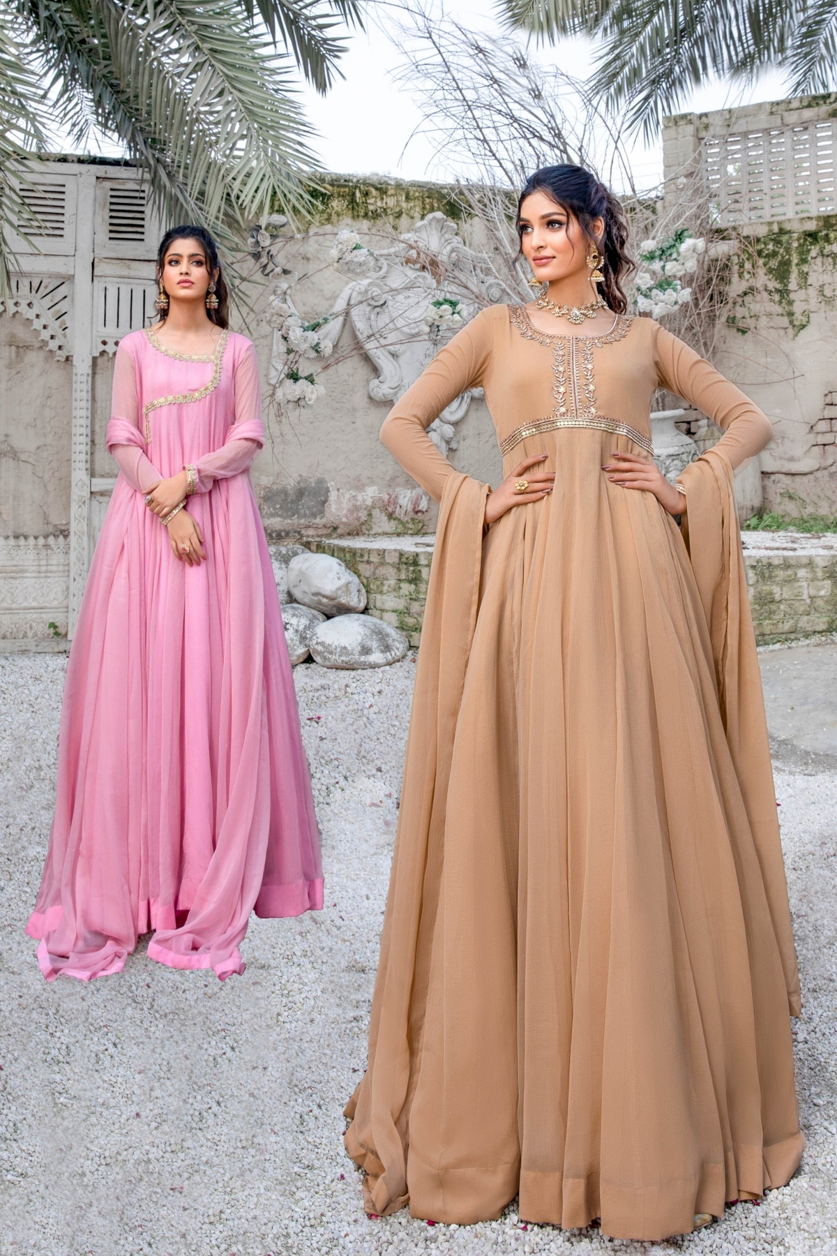 Hania & Umaimaz | Festive Collection | Gulabi -  Hania & Umaima  - Original Designer Dress - House of Maryam