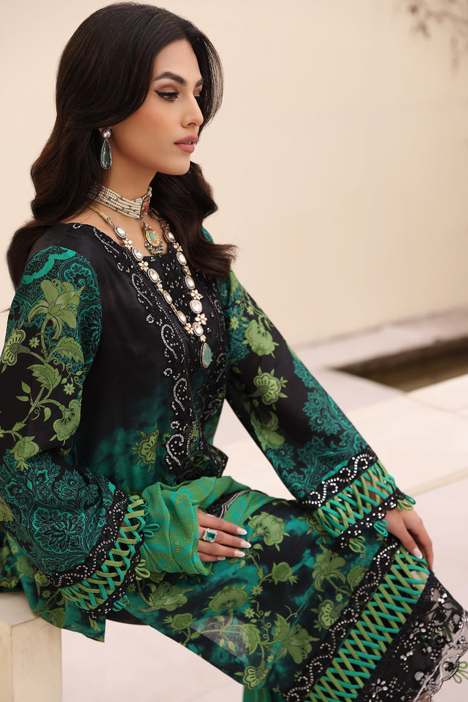Charizma | Naranji Embroidered Lawn 24 | CN4-007 -  Charizma Luxury - Original Designer Dress - House of Maryam