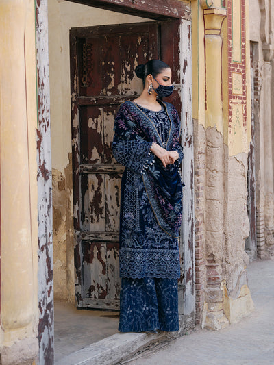 Flossie | Siara Velvet Formals | V-106 - A -  Flossie Ladies Clothes - Original Designer Dress - House of Maryam