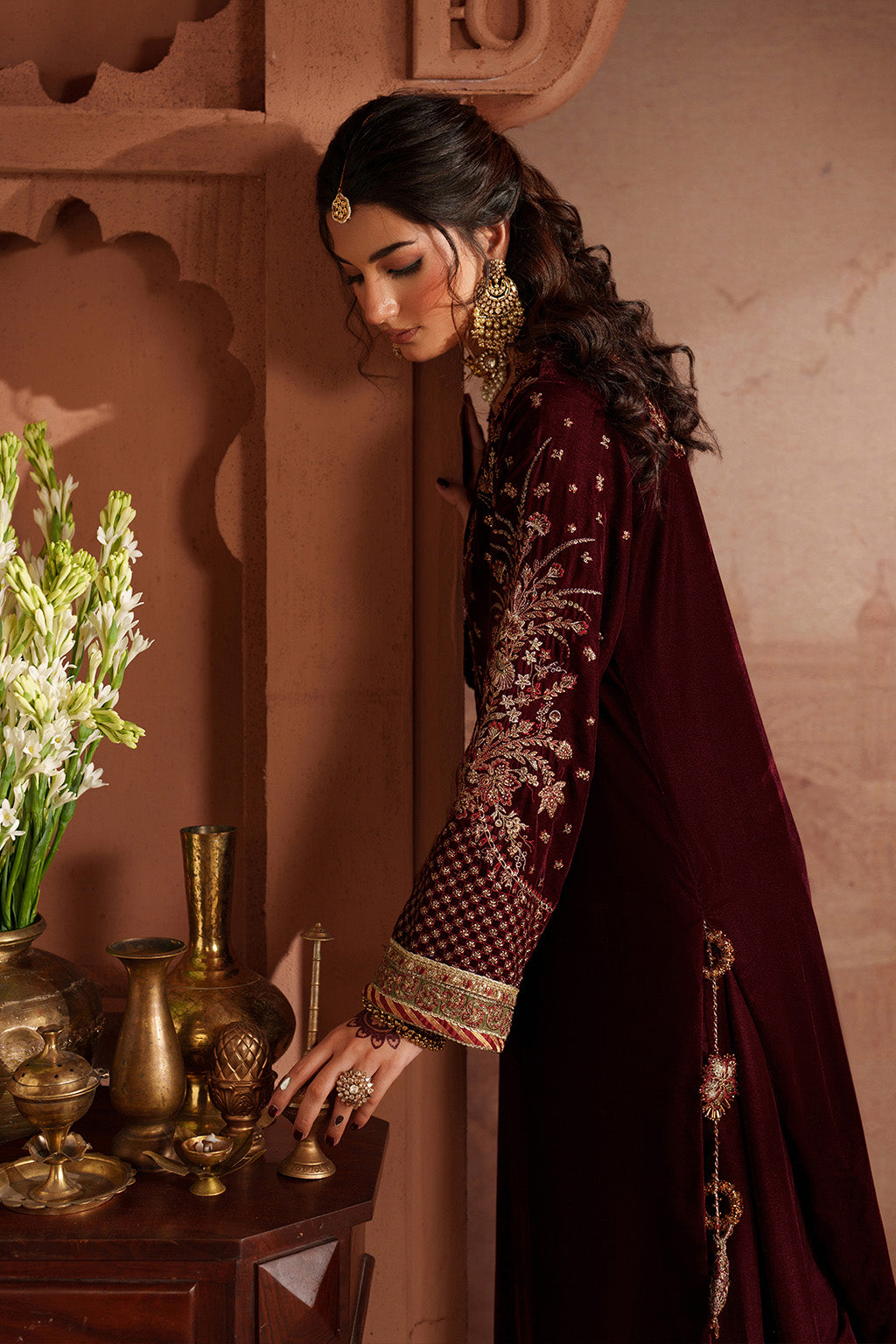 Iznik | Velvet 25 | IV-55 Embroidered Velvet, image 5