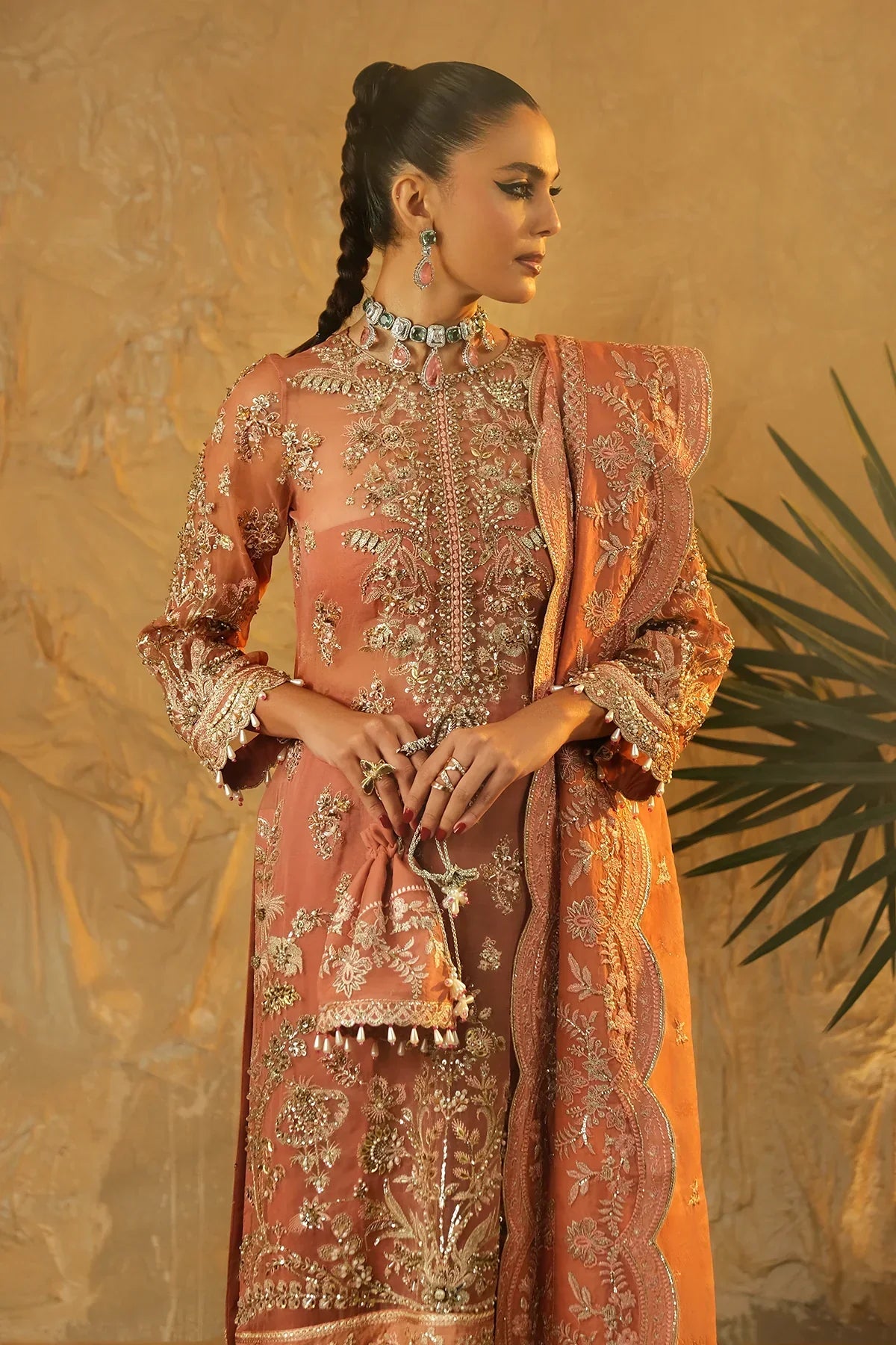 Mina Kashif | Kahani Luxury Formals 23 | Seroli -  Mina Kashif Formal - Original Designer Dress - House of Maryam