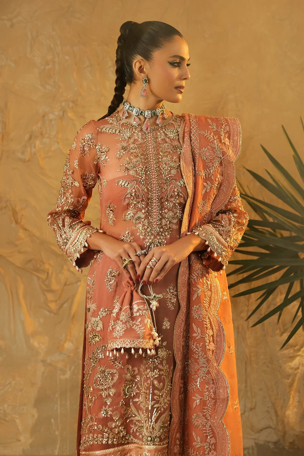 Mina Kashif | Kahani Luxury Formals 23 | Seroli -  Mina Kashif Formal - Original Designer Dress - House of Maryam