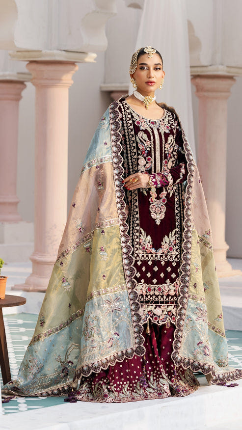 Zebtan | Andaz e Makhmal | ZAM-04 -  Zebtan Ladies Clothes - Original Designer Dress - House of Maryam