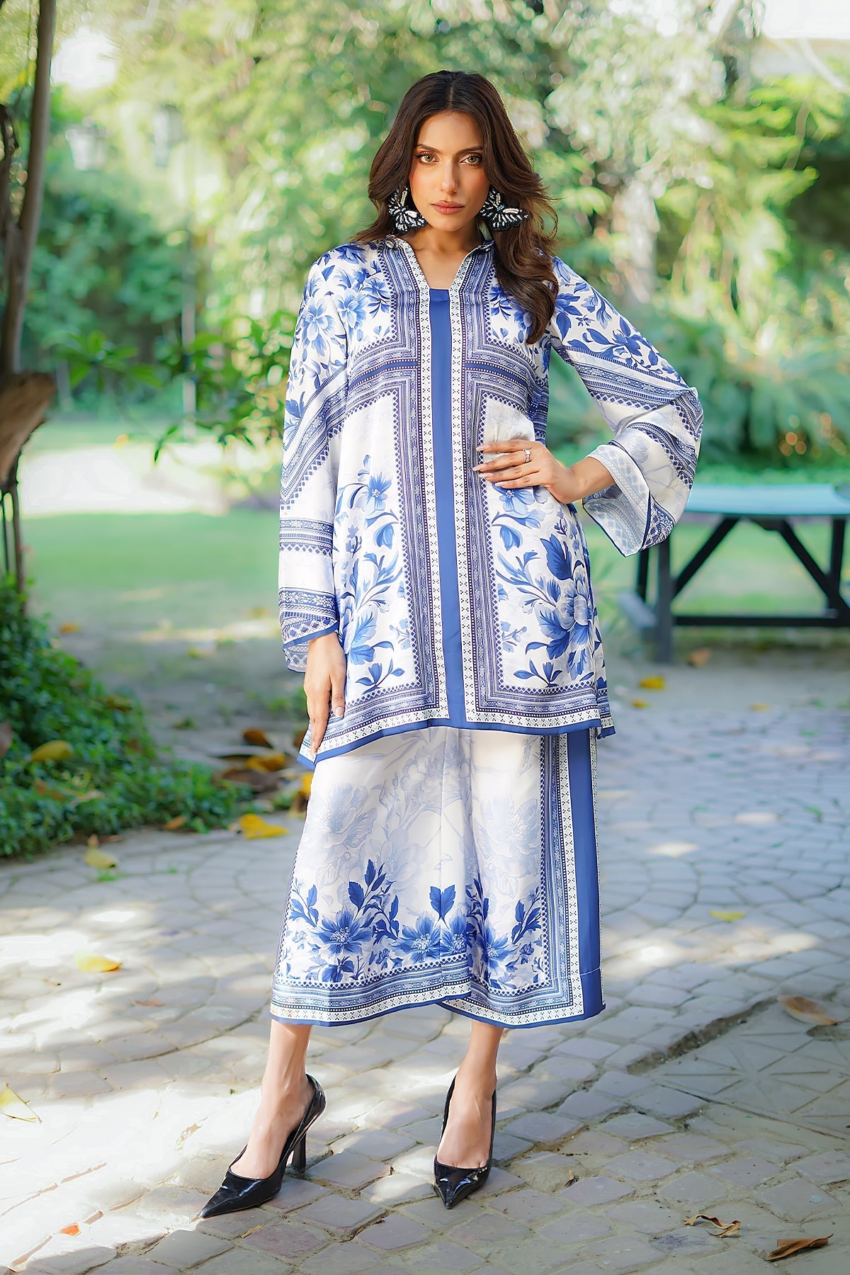 Erum Khan | Nue Pret | Ocean Harmony -  Erum Khan Ladies Clothes - Original Designer Dress - House of Maryam