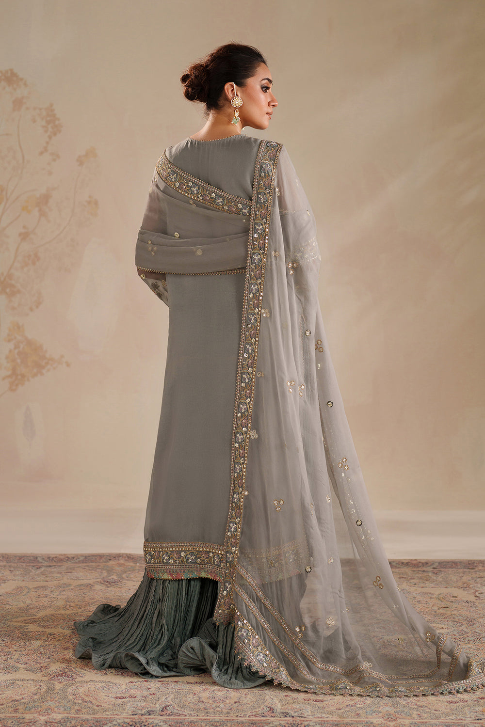 Baroque | Formals Collection | EMBROIDERED CHIFFON UF-4364, image 2