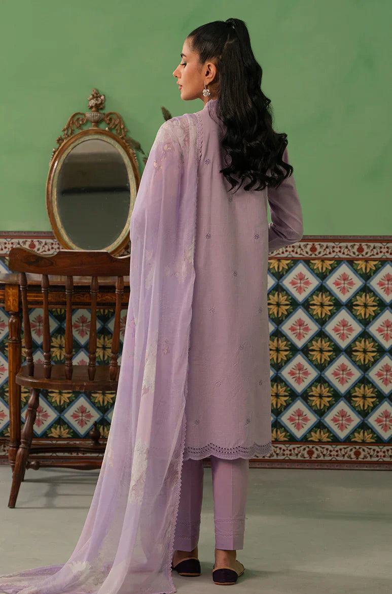 Cross Stitch | Mahiri Embroidered Collection | LILAC HAZE -  Cross Stitch Luxury - Original Designer Dress - House of Maryam