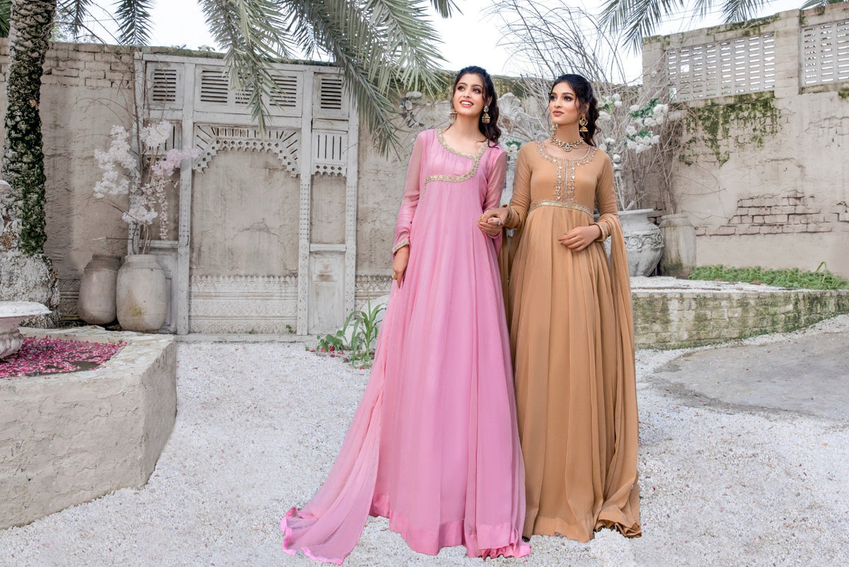 Hania & Umaimaz | Festive Collection | Gulabi -  Hania & Umaima  - Original Designer Dress - House of Maryam
