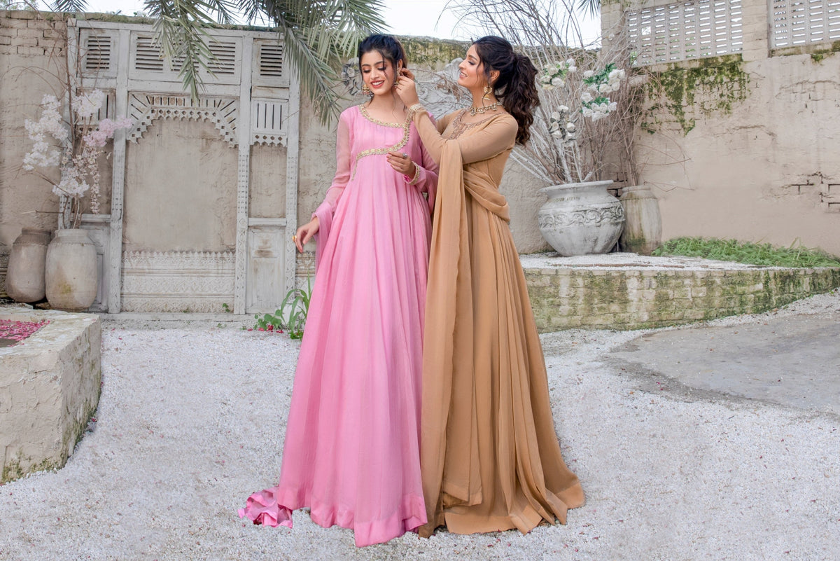 Hania & Umaimaz | Festive Collection | Gulabi -  Hania & Umaima  - Original Designer Dress - House of Maryam