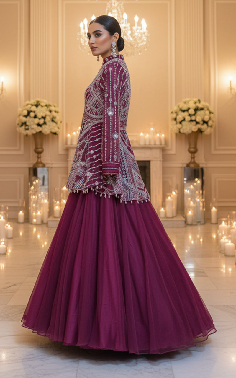 Threads and Motifs | Formal Dresses 25 | EMBROIDERED PEPLUM WITH SKIRT, image 5