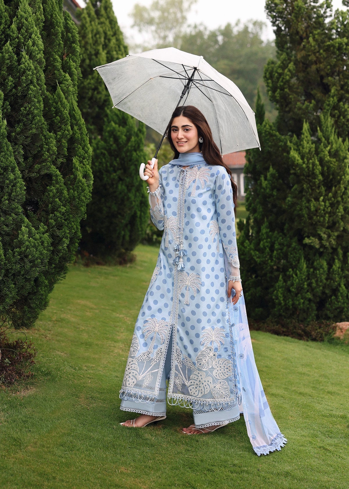Sardinia | Embroidered Lawn Edit 26 | Palm Breeze, image 2
