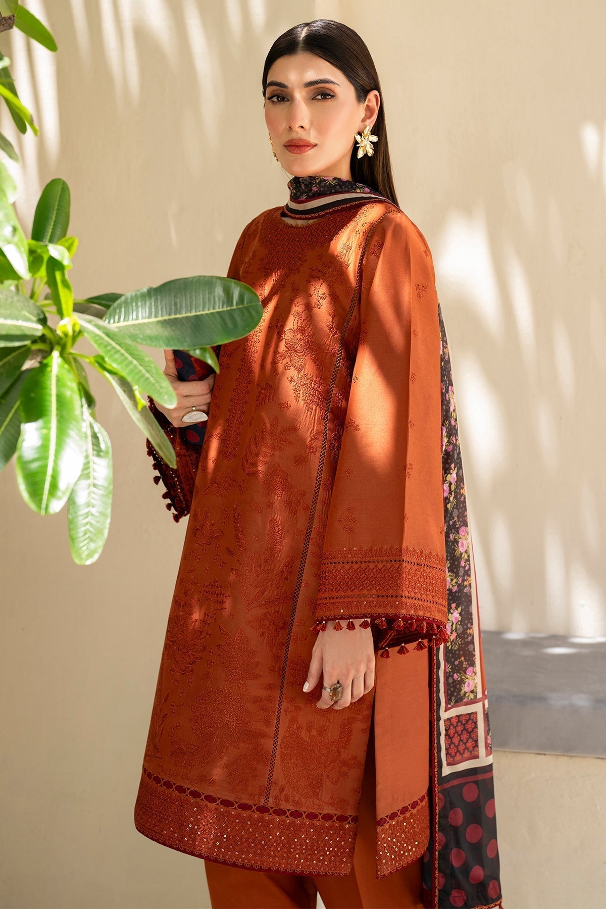 Jazmin | Irish Lawn SS 24 | D5 -  Jazmin Luxury - Original Designer Dress - House of Maryam