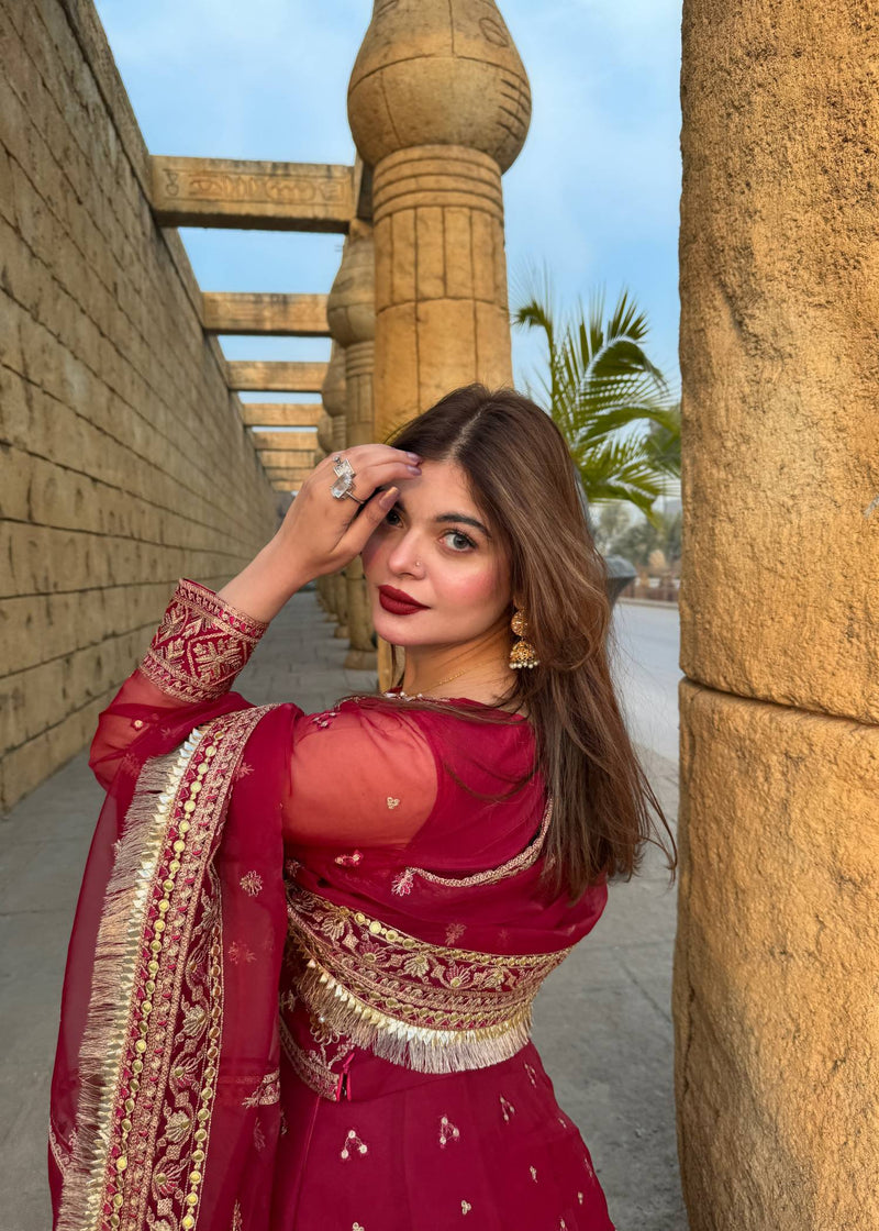 Daud Abbas | Formals Collection | Nazneen -  Daud Abbas Formal - Original Designer Dress - House of Maryam