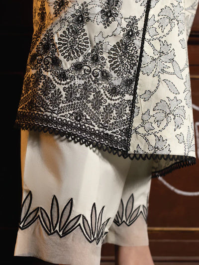 Faiza Faisal | Maya Luxury Lawn | Deniz -  Faiza Faisal Luxury - Original Designer Dress - House of Maryam