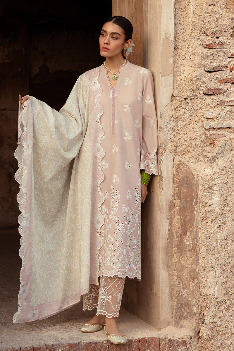 Cross Stitch | Premium Lawn 24 | SAGE FROST -  Cross Stitch Formal - Original Designer Dress - House of Maryam