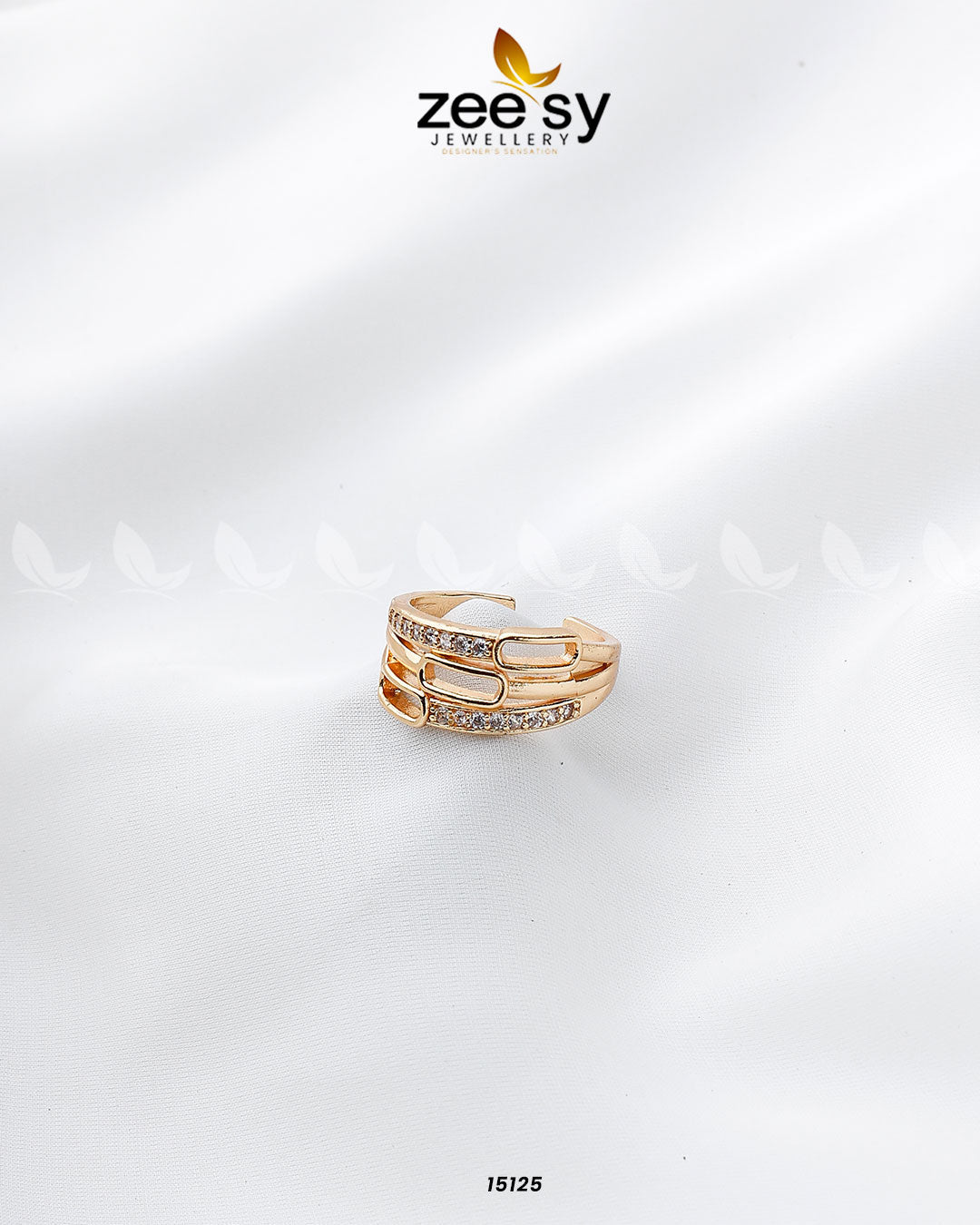Edgy Ring -  Zeesy Rings - Original Designer Dress - House of Maryam