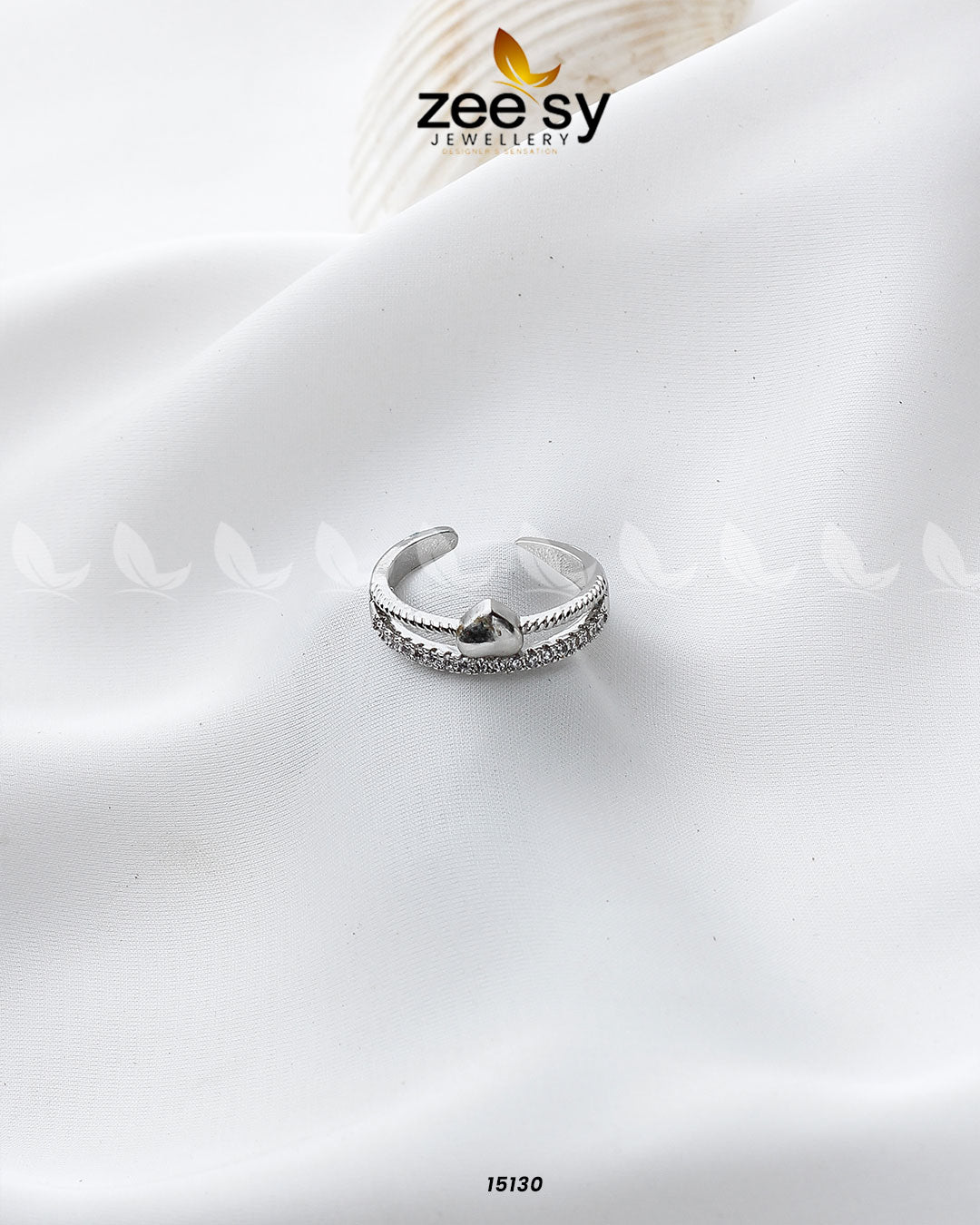 Heart Rings -  Zeesy Rings - Original Designer Dress - House of Maryam