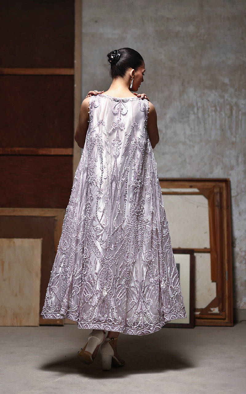 Threads and Motifs | Formal Dresses 25 | Net Embroidered Dress-2