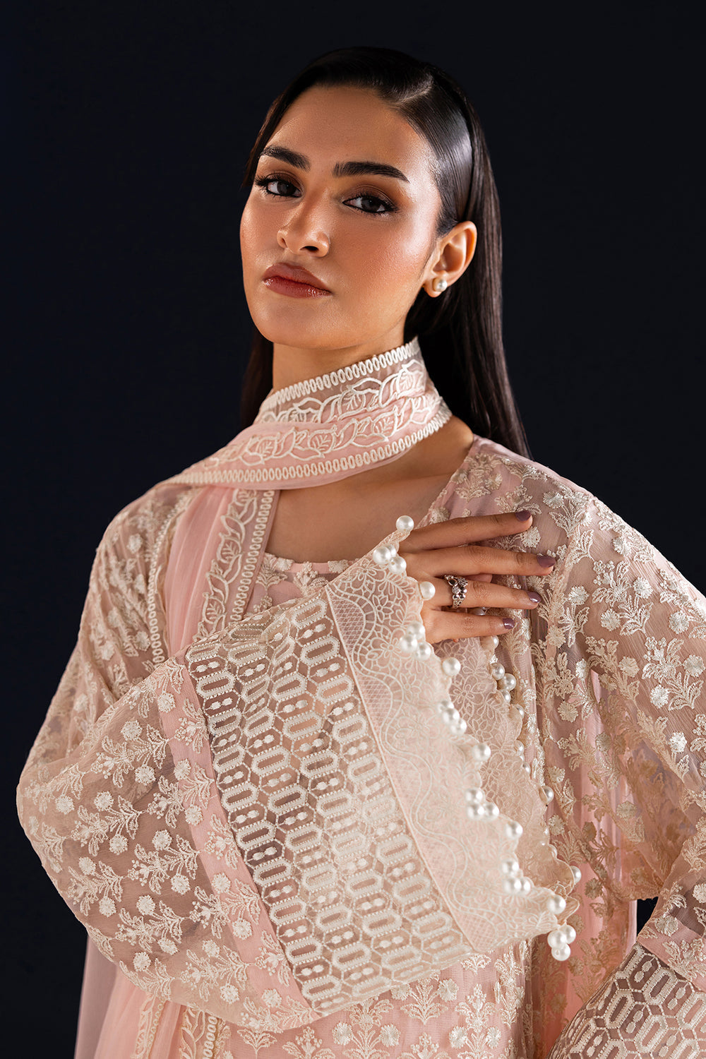 Baroque | Formals Collection | EMBROIDERED CHIFFON UF-4533, image 3
