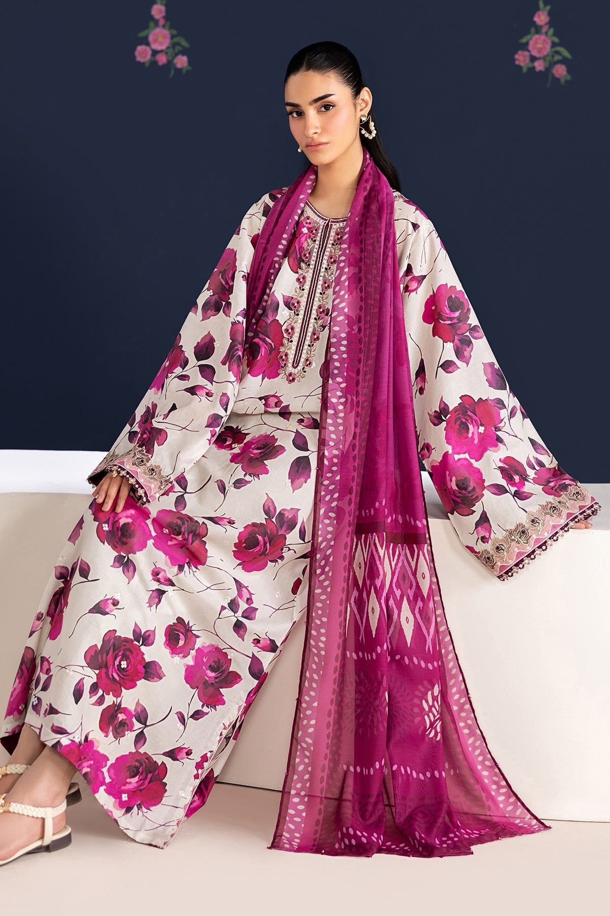 Baroque | Luxury Summer Pret | UF-4463, image 4