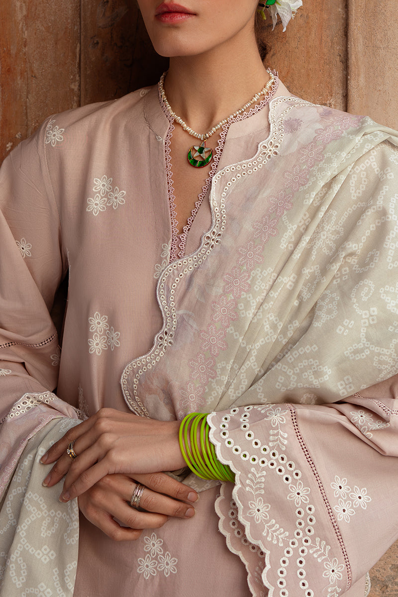 Cross Stitch | Premium Lawn 24 | SAGE FROST -  Cross Stitch Formal - Original Designer Dress - House of Maryam