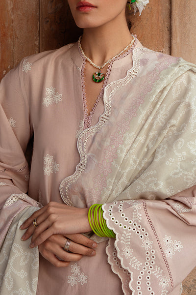 Cross Stitch | Premium Lawn 24 | SAGE FROST -  Cross Stitch Formal - Original Designer Dress - House of Maryam