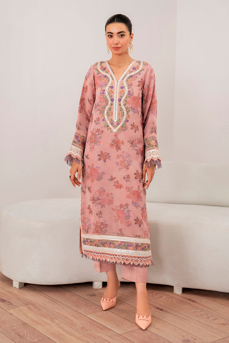 Baroque | Formal Collection | CHIFFON UF-705 -  Baroque Ladies Clothes - Original Designer Dress - House of Maryam