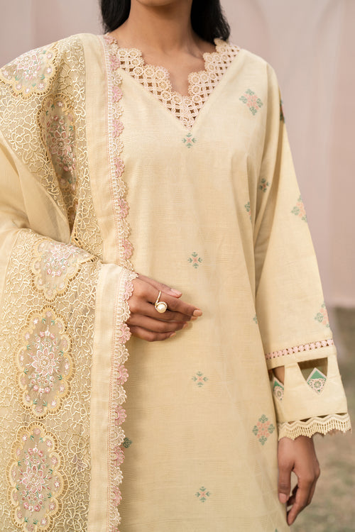 Baroque | Luxury Pret 24 | JACQUARD LAWN UF-612 -  Baroque Luxury - Original Designer Dress - House of Maryam