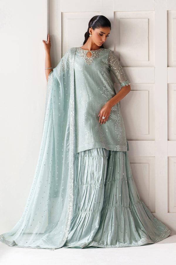 Baroque | Formals Collection | EMBROIDERED CHIFFON UF-4389, image 4