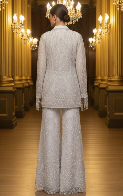 Threads and Motifs | Formal Dresses 25 | Embroidered Jacket With Blouse And Trouser