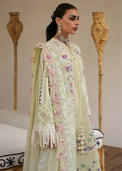 Suffuse Ferida lime yellow embroidered jacquard suit, photo 4