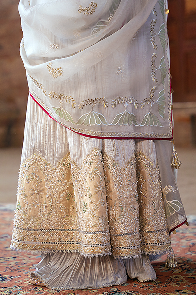 Suffuse Neve cosmic silver silk shirt and culottes, photo 5