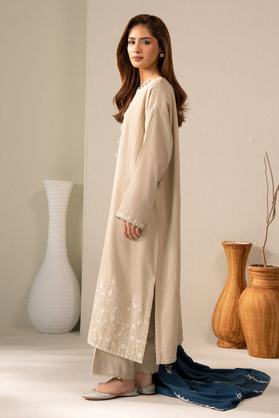 Cross Stitch | Exclusive Pret | Pearl Blue-2PC (Shirt & Dupatta)