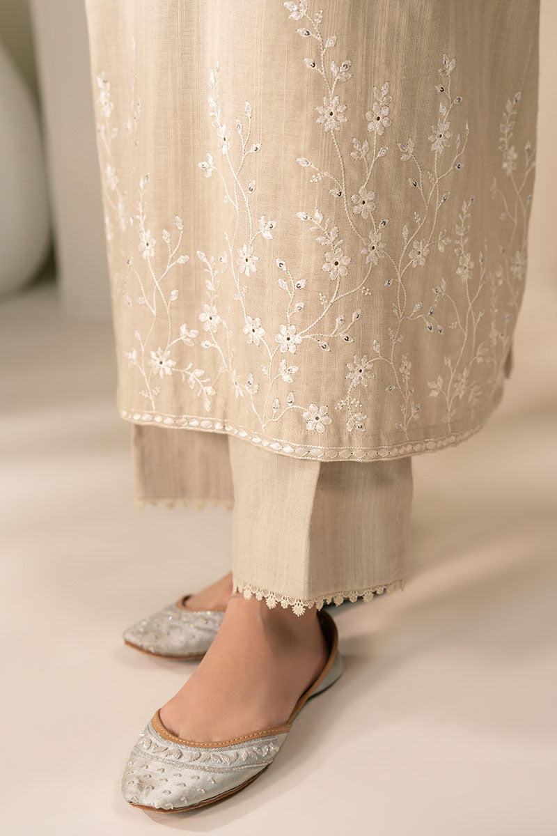 Cross Stitch | Exclusive Pret | Pearl Blue-2PC (Shirt & Dupatta)